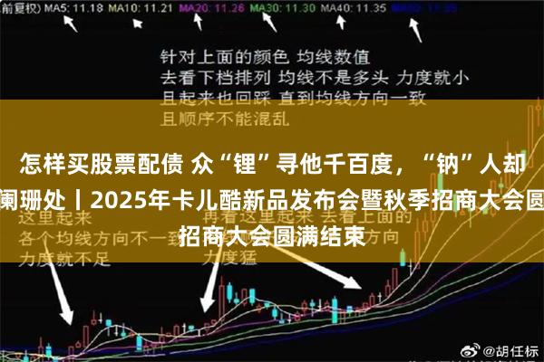 怎样买股票配债 众“锂”寻他千百度，“钠”人却在灯火阑珊处丨2025年卡儿酷新品发布会暨秋季招商大会圆满结束